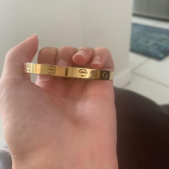 Cartier Love Bracelet 18K Yellow Gold - Picture 1 of 4